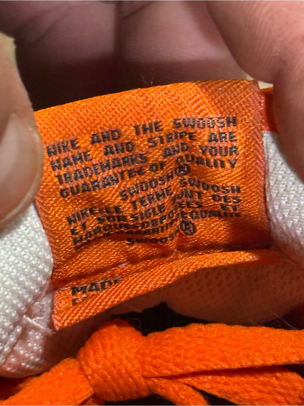Nike Dunk Low GS Halloween 2022 Youth Size 7Y DH9765-003 Orange White - Picture 7 of 14